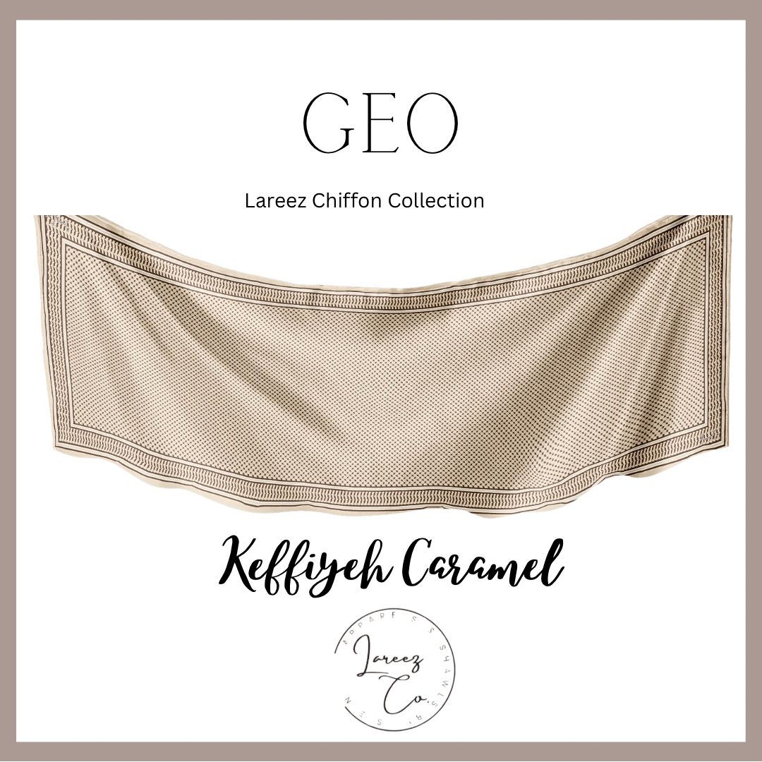 GEO collection - Keffiyeh Caramel