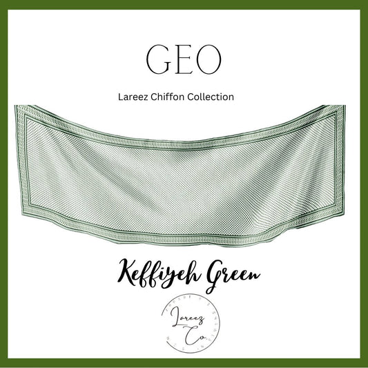 GEO collection - Keffiyeh Green