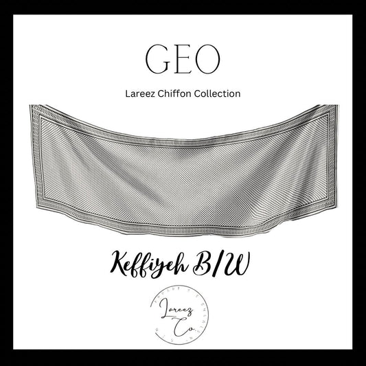 GEO collection - Keffiyeh B/W